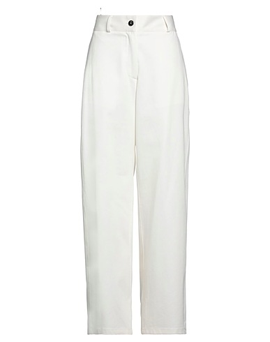 JIL SANDER Casual pants White 100% Cotton