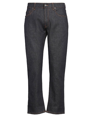 LIU •JO MAN Denim trousers Blue 98% Cotton, 2% Elastane