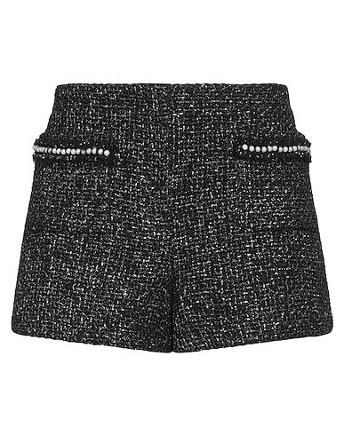 MAJE Shorts & Bermuda Black 27% Cotton, 26% Polyester, 24% Acrylic, 14% Wool, 9% Textile fibers