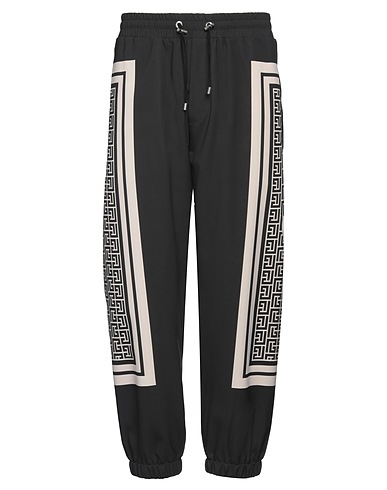 BALMAIN Casual trouser Black 97% Polyester, 3% Elastane
