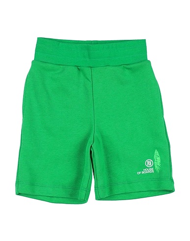SUNS BOARDS Shorts & Bermuda Green 89% Cotton, 11% Polyester