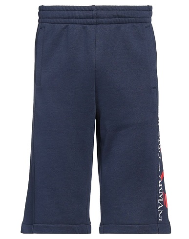 EA7 Shorts & Bermuda Navy blue 68% Cotton, 32% Polyester