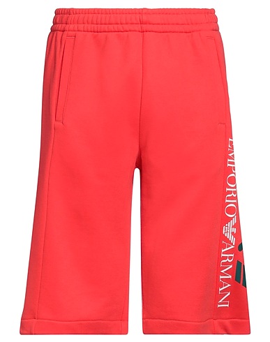 EA7 Shorts & Bermuda Red 68% Cotton, 32% Polyester