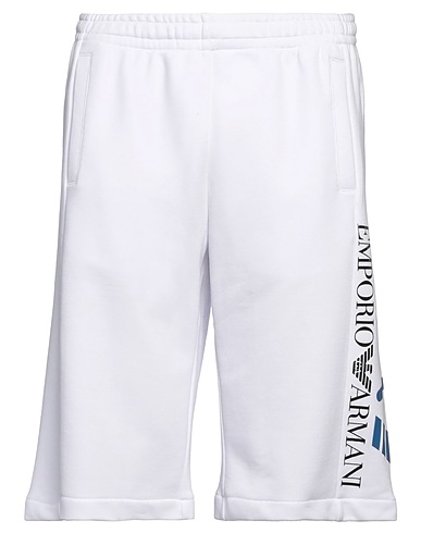 EA7 Shorts & Bermuda White 68% Cotton, 32% Polyester
