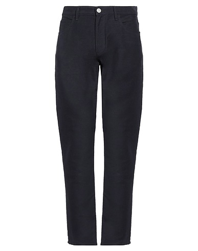 GIORGIO ARMANI Casual pants Midnight blue 87% Cotton, 13% Wool