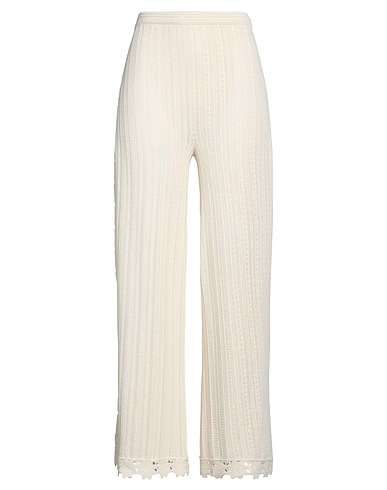 MAJE Casual trouser Cream 62% Viscose, 38% Polyamide, Polyester
