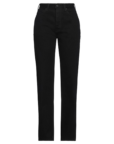 NILI LOTAN Denim pants Black 100% Cotton