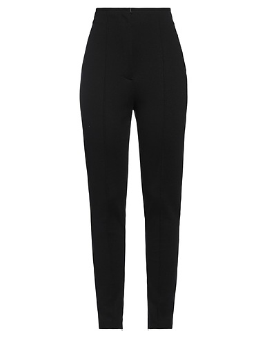MANTÙ Casual trouser Black 70% Viscose, 30% Polyamide