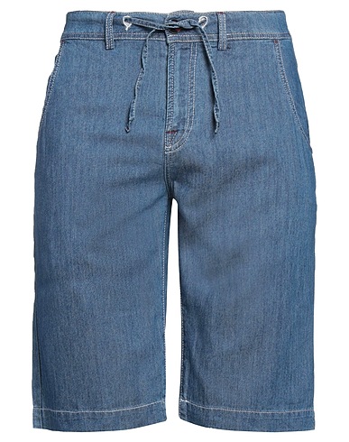 SCISSOR SCRIPTOR TAILOR DENIM Denim shorts Blue 67% Cotton, 33% Paper Yarn