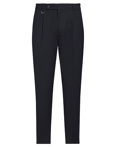 PAOLO PECORA Pantalone Blu notte 52% Poliestere, 43% Lana, 5% Elastan
