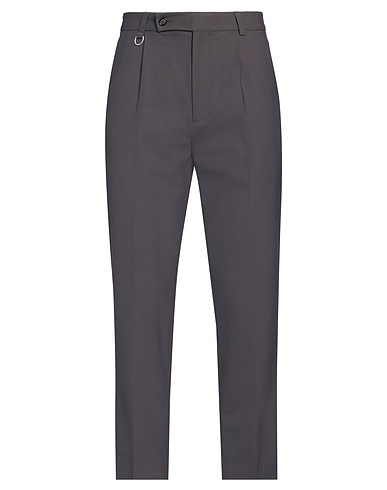 PAOLO PECORA Pantalone Piombo 52% Poliestere, 43% Lana, 5% Elastan
