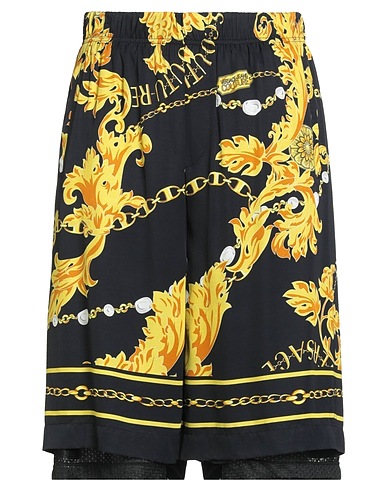 VERSACE JEANS COUTURE Shorts & Bermuda Yellow 100% Viscose
