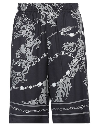 VERSACE JEANS COUTURE Shorts & Bermuda Grigio 100% Viscosa