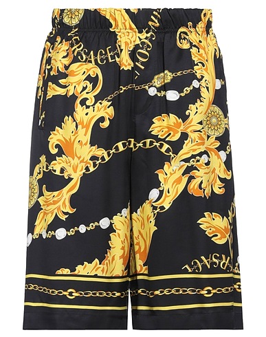 VERSACE JEANS COUTURE Shorts & Bermuda Black 100% Viscose