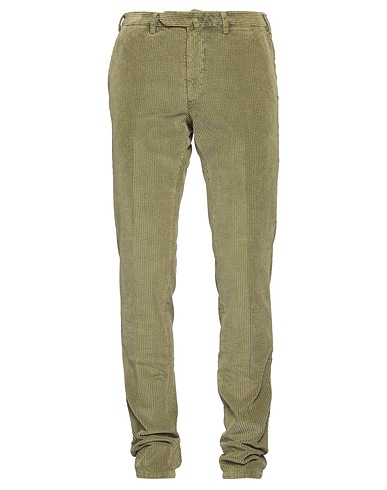 SANTANIELLO Casual trouser Military green 100% Cotton