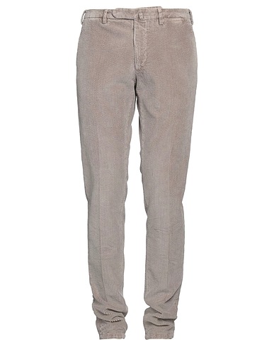 SANTANIELLO Casual pants Grey 100% Cotton