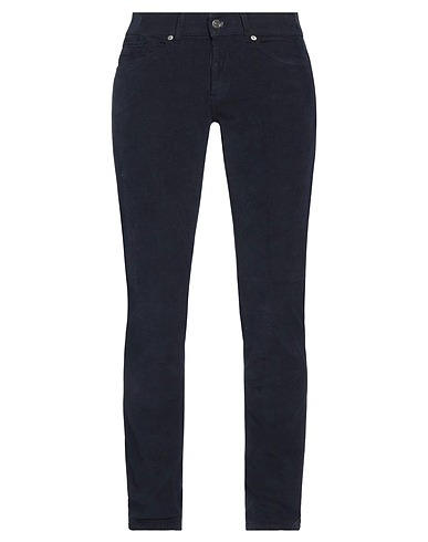 DONDUP Casual trouser Navy blue 98% Cotton, 2% Elastane