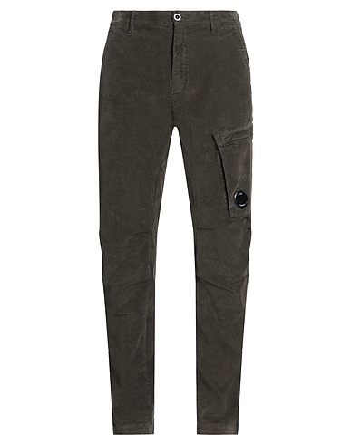 C.P. COMPANY Casual pants Dark green 97% Cotton, 3% Elastane