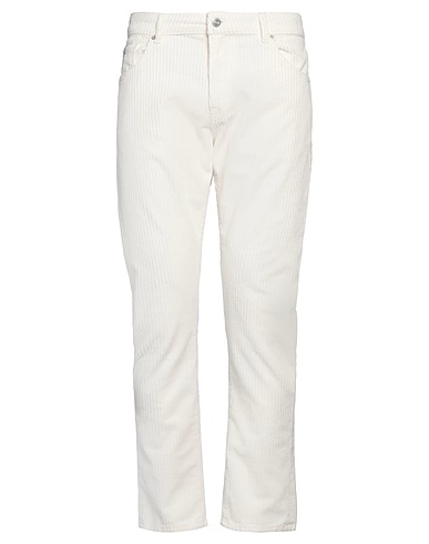 THE.NIM STANDARD Casual pants Off white 98% Cotton, 2% Elastane
