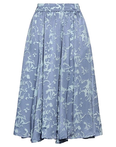 KENZO Midi skirt Light blue 59% Viscose, 41% Polyester
