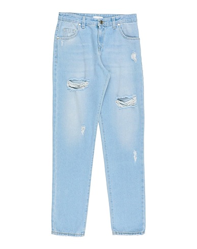 L:Ú L:Ú by MISS GRANT Denim trousers Blue 85% Cotton, 15% Polyester