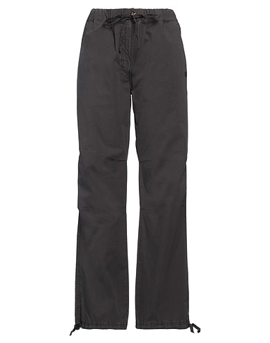 GANNI Casual trouser Charcoal 97% Organic cotton, 3% Elastane