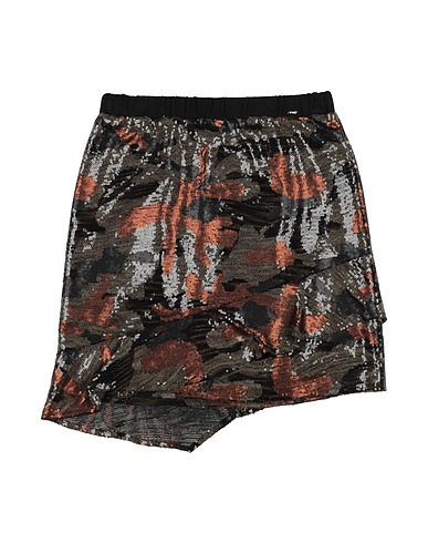 PINKO UP Gonna Khaki 100% Poliestere, Cotone, Elastan