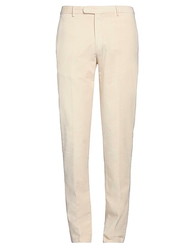 BOGLIOLI Casual trouser Ivory 87% Cotton, 12% Modal, 1% Elastane