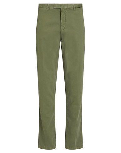 BOGLIOLI Pantalone Verde militare 97% Cotone, 3% Elastan
