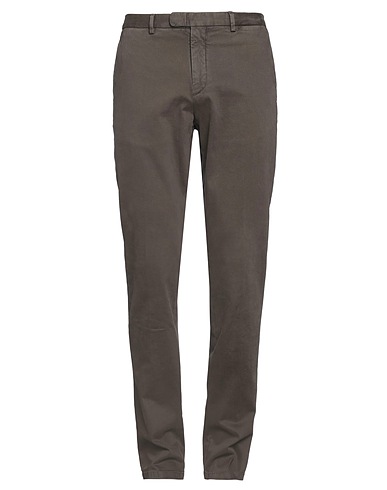 BOGLIOLI Casual trouser Dark brown 97% Cotton, 3% Elastane