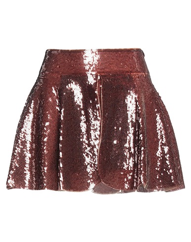 DSQUARED2 Mini skirt Brown 93% Polyamide, 7% Elastane