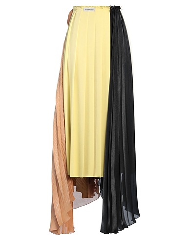 VICTORIA BECKHAM Long skirt Camel 100% Polyester