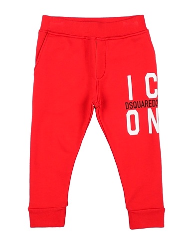 DSQUARED2 Casual pants Red 100% Cotton, Elastane