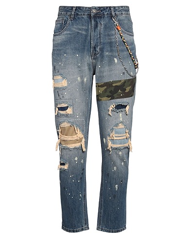 GIANNI LUPO Denim trousers Blue Paper