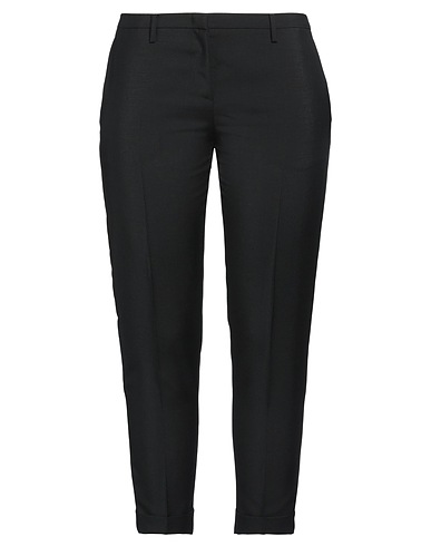 N°21 Casual trouser Black 64% Mohair wool, 32% Polyamide, 4% Elastane