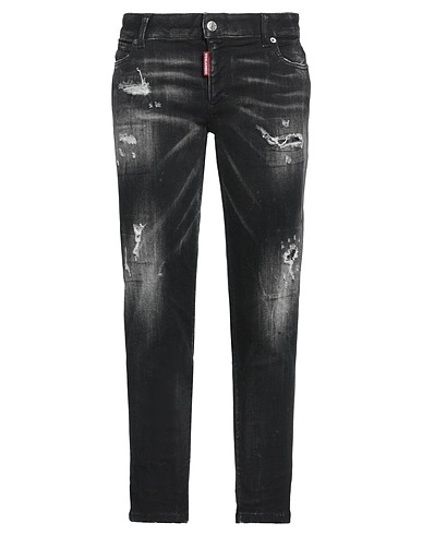 DSQUARED2 Denim pants Black 80% Cotton, 11% Lyocell, 5% Elastomultiester, 4% Elastane