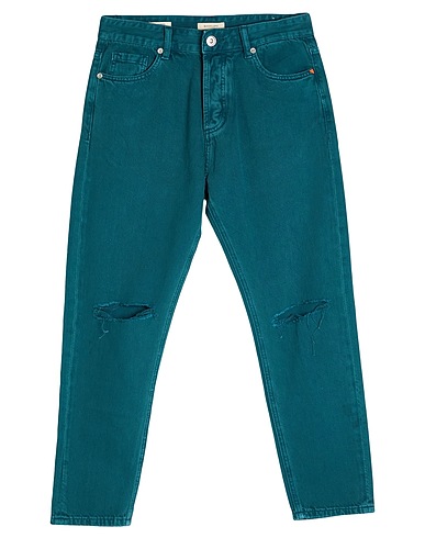 GIANNI LUPO Pantaloni jeans Verde petrolio 100% Cotone