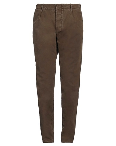 INCOTEX Casual pants Military green 81% Cotton, 19% Polyester