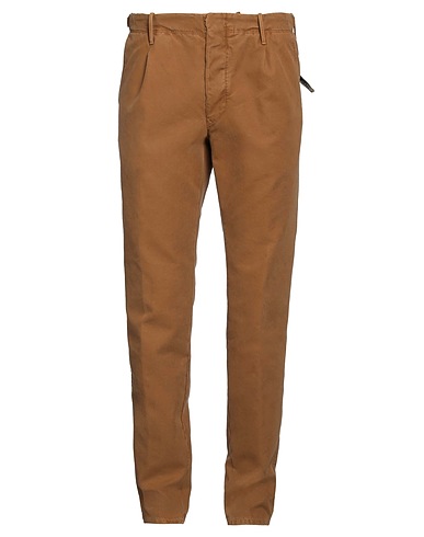 INCOTEX Casual pants Camel 81% Cotton, 19% Polyester