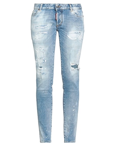 DSQUARED2 Denim trousers Blue 99% Cotton, 1% Elastane