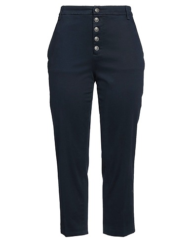 DONDUP Casual trouser Navy blue 98% Cotton, 2% Elastane
