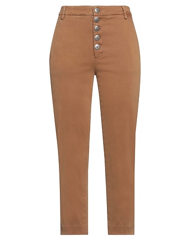 DONDUP Casual trouser Brown 98% Cotton, 2% Elastane
