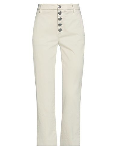 DONDUP Casual trouser Beige 98% Cotton, 2% Elastane