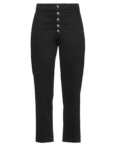 DONDUP Pantalone Nero 98% Cotone, 2% Elastan
