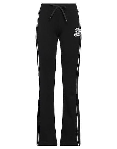 VERSACE JEANS COUTURE Leggings Black 100% Cotton, Elastane
