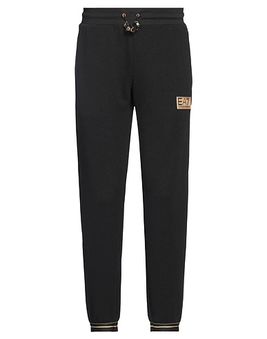 EA7 Casual trouser Black 94% Polyester, 6% Elastane