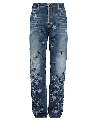 DSQUARED2 Denim trousers Blue 98% Cotton, 2% Elastane