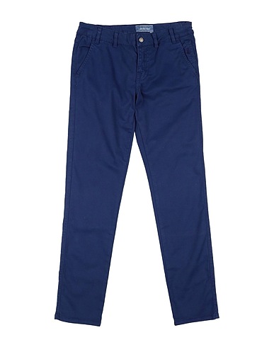 JECKERSON Casual trouser Navy blue 97% Cotton, 3% Elastane