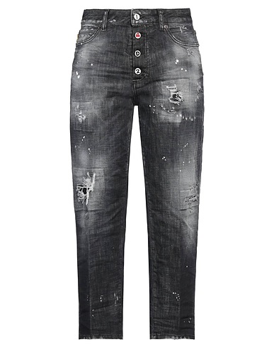 DSQUARED2 Denim pants Black 98% Cotton, 2% Elastane