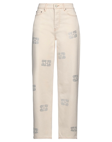 GANNI Denim trousers 100% Cotton